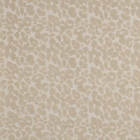 Tissu Maille  Sarena taupe doré sur fond Beige sable