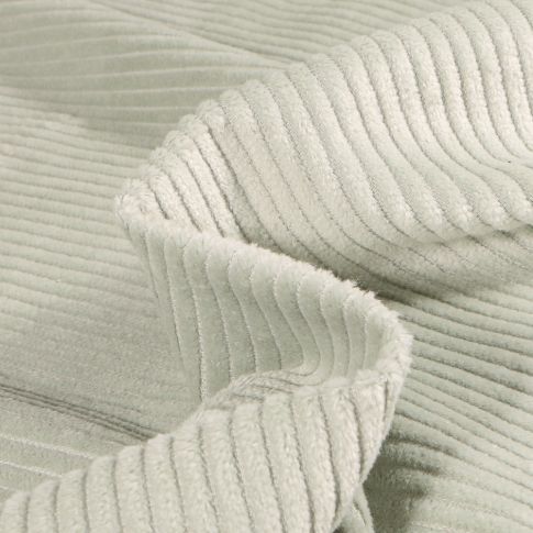 Tissu Velours Grosses côtes Vert d'eau