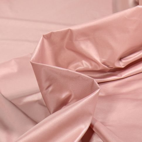 Tissu Déperlant k-way uni Rose nude
