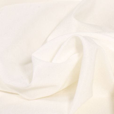 Tissu Viscose irisé Ela Blanc