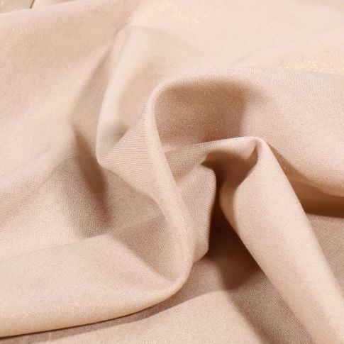 Tissu Viscose irisé Ela Beige