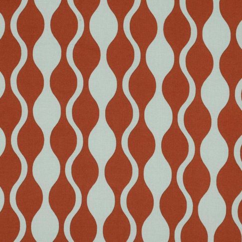 Tissu EcoVero Viscose Wavy sur fond Orange