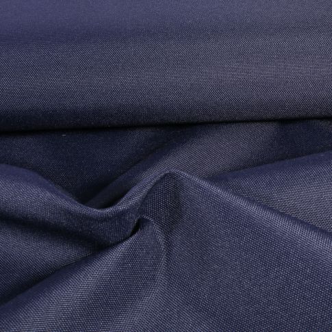 Tissu Piqué Polyester Imperméable uni Bleu marine