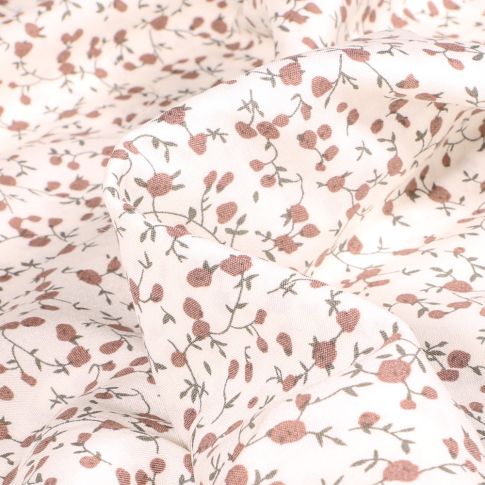 Tissu Viscose Sélina sur fond Blanc