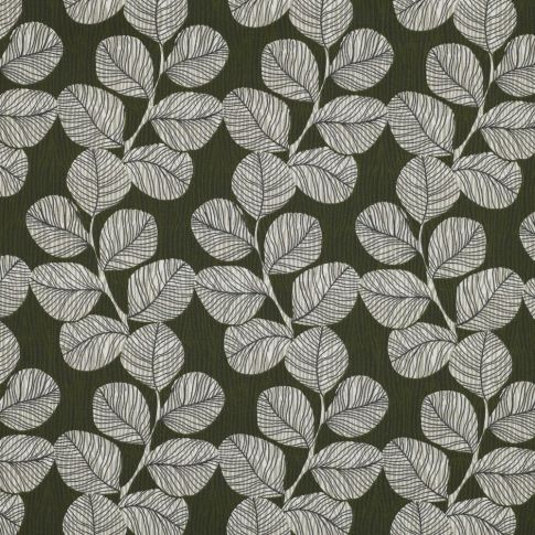 Tissu Coton enduit Poppy Vert kaki