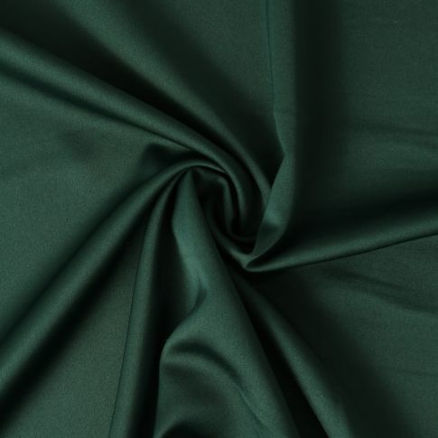 Tissu  Micro Satin mat Joséphine uni  Vert sapin