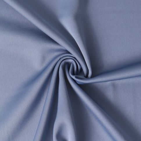 Tissu  Micro Satin mat Joséphine uni  Bleu lavande