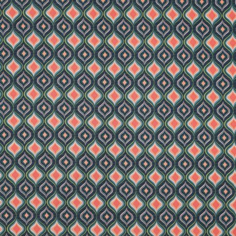 Tissu Viscose extensible Recto sur fond Vert