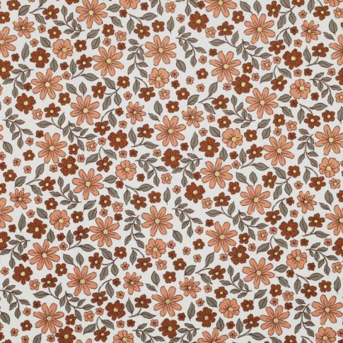 Tissu Velours milleraies Estela sur fond Blanc
