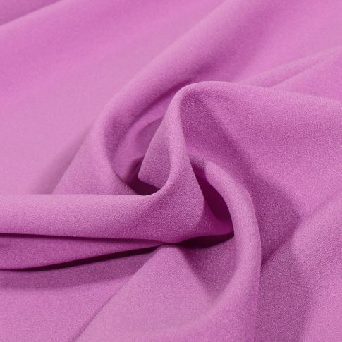 Tissu Crêpe Georgette uni Parme