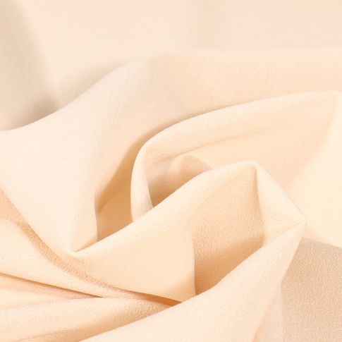 Tissu Crêpe Georgette uni Ecru