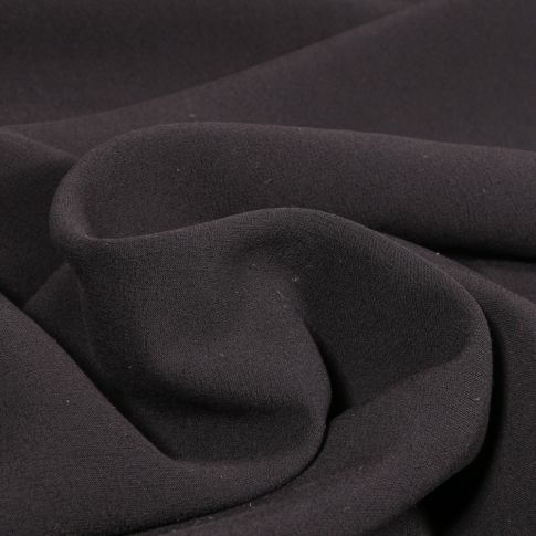 Tissu Viscose Maribel uni Noir