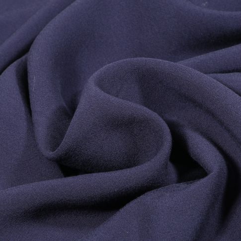 Tissu Viscose Maribel uni Bleu marine