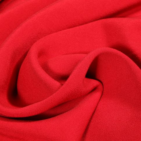 Tissu Viscose Maribel uni Rouge