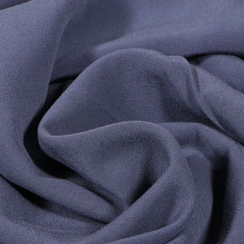 Tissu Viscose Maribel uni Bleu denim