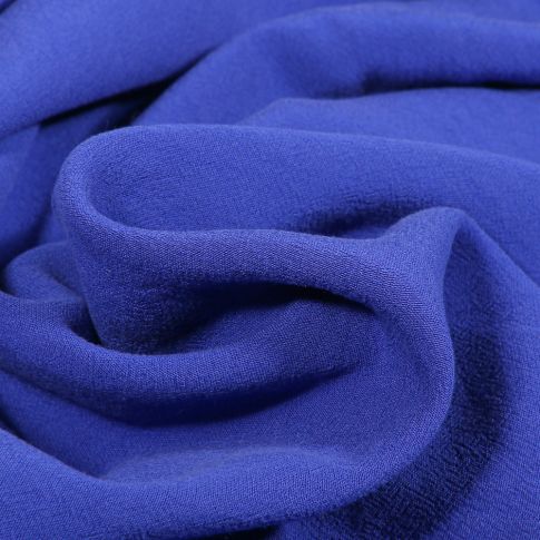 Tissu Viscose Maribel uni Bleu roi