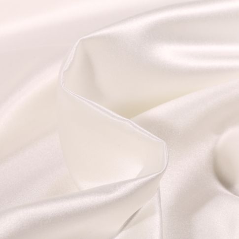 Tissu Satin Duchesse épais Ecru