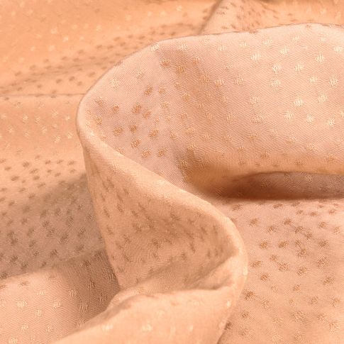 Tissu Viscose Rajah sur fond Beige