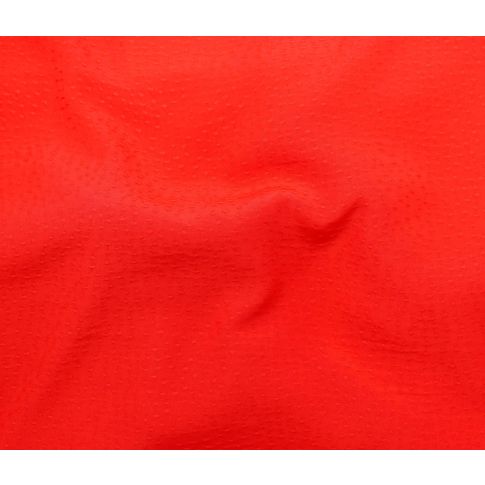 Tissu Viscose Rajah sur fond Rouge