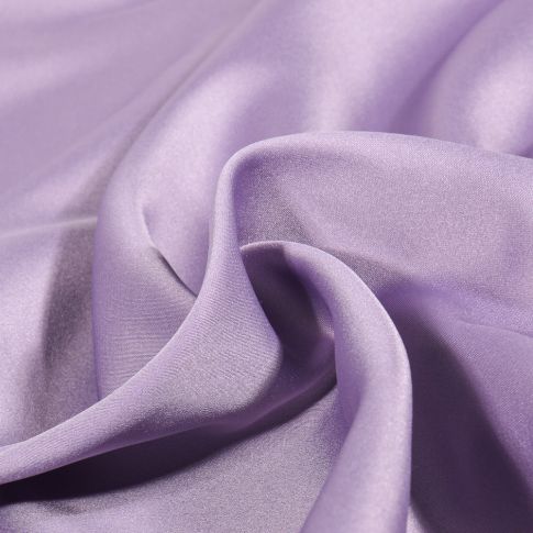 Tissu Micro Satin Royal toucher soie uni Lilas