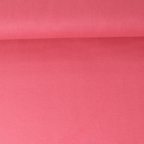 Tissu Flanelle de Coton Jasmine  uni  Vieux rose