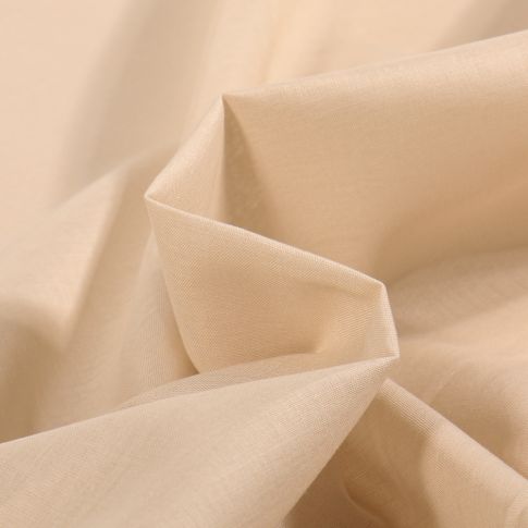 Tissu Voile de Coton uni Bio Ivoire