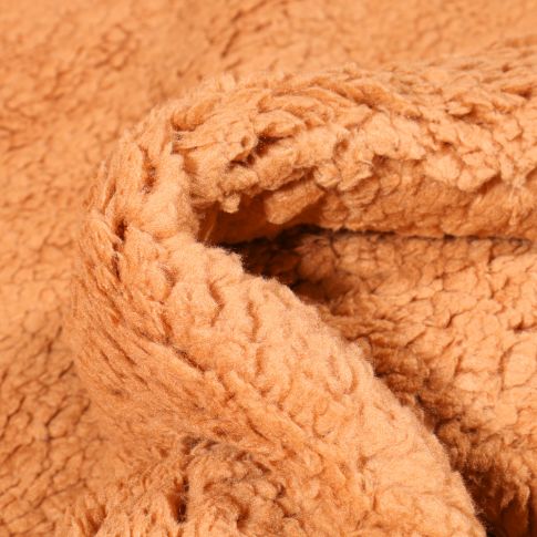 Fausse fourrure mouton Camel