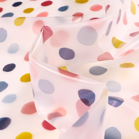 Tissu Imperméable Pop bleu sur fond Transparent