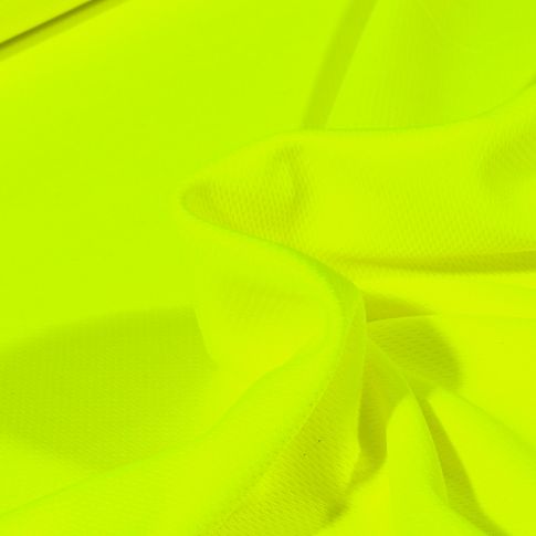 Tissu Sport respirant Jaune fluo