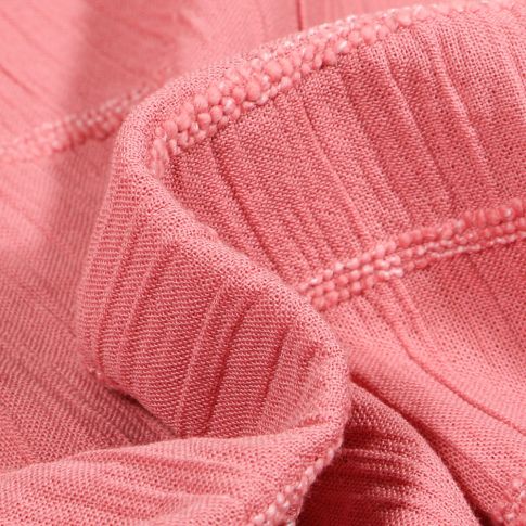 Tissu Crépon Brodé Elise Rose