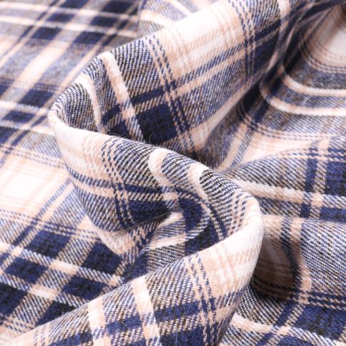 Tissu Tartan Ecossais  Samuel sur fond Bleu marine