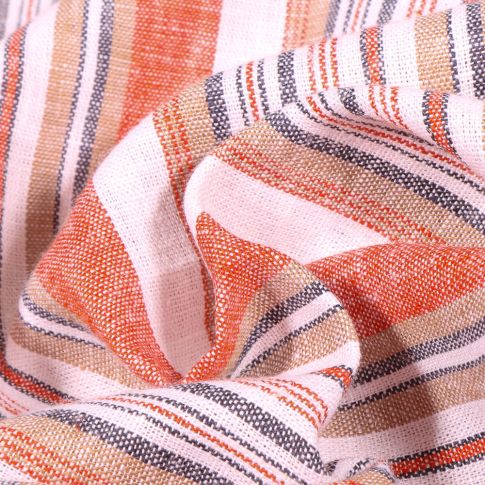 Tissu Lin Viscose Santo sur fond Blanc