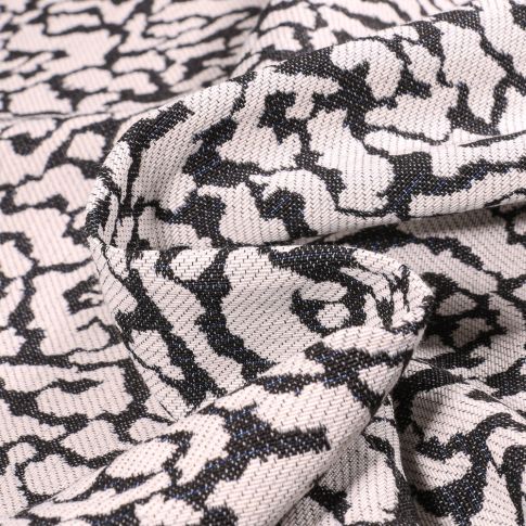 Tissu Jacquard Ricky sur fond Blanc cassé