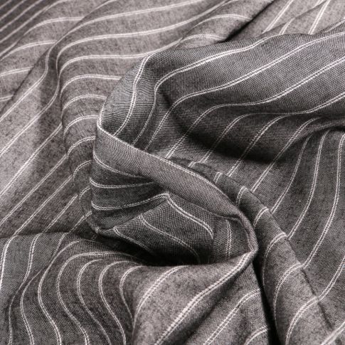 Tissu Viscose légère Peter sur fond Gris