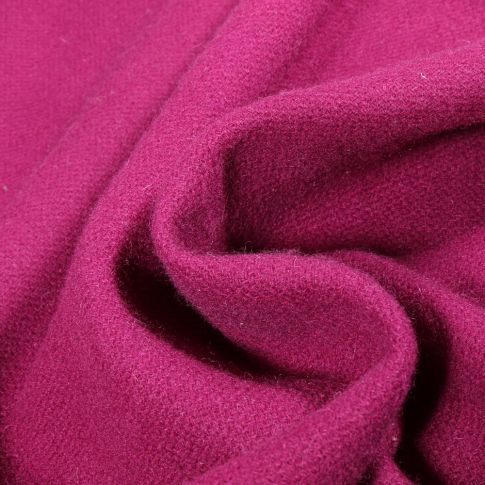 Tissu Drap de manteau léger Gianni Tessuti Rose fuchsia