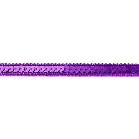 Galon Sequins 10mm Violet x1m