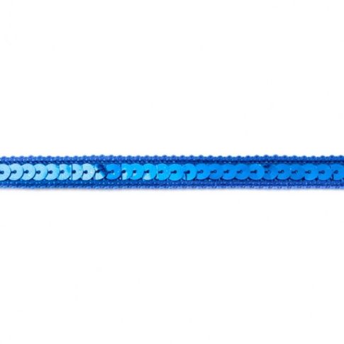 Galon Sequins 10mm Cobalt x1m