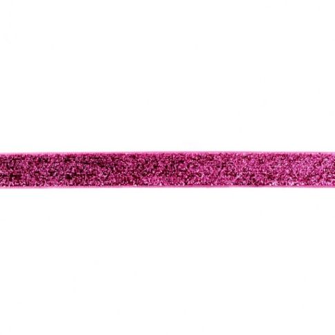 Ruban Paillettes 15mm Fuchsia x 1m