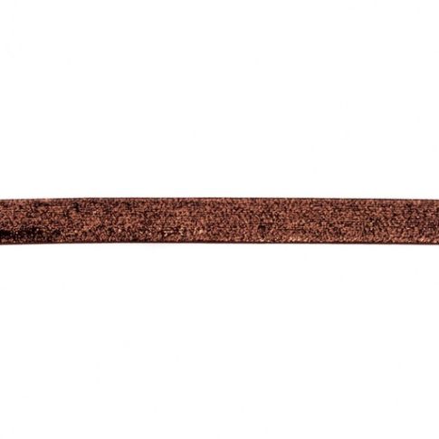 Ruban Paillettes 15mm Brun x 1m