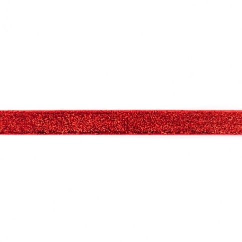 Ruban Paillettes 15mm Rouge x 1m