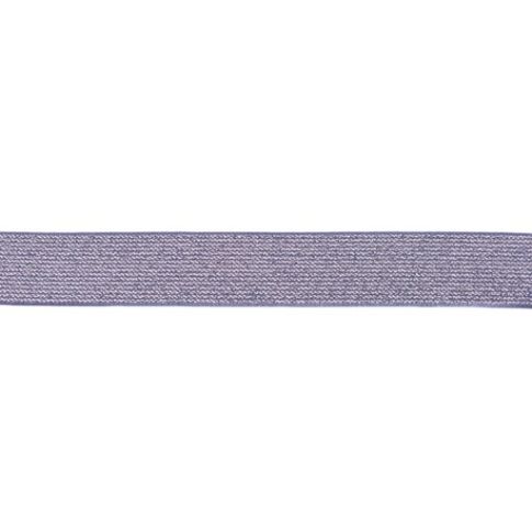 Élastique Plat Lurex 25 mm Jean x1m