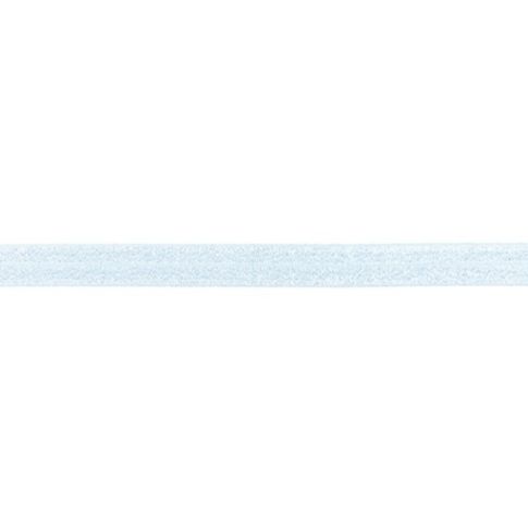 Élastique Plat Lurex 20 mm Bleu clair x1m