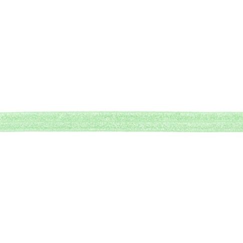 Élastique Plat Lurex 20 mm Menthe foncé x1m