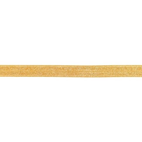 Élastique Plat Lurex 20 mm Ocre x1m