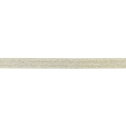 Élastique Plat Lurex 20 mm Argent x1m
