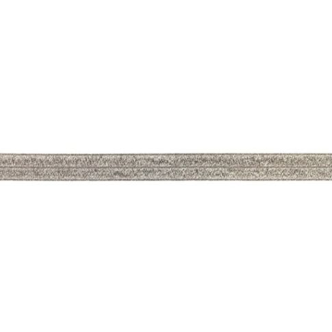 Élastique Plat Lurex 20 mm Anthracite x1m