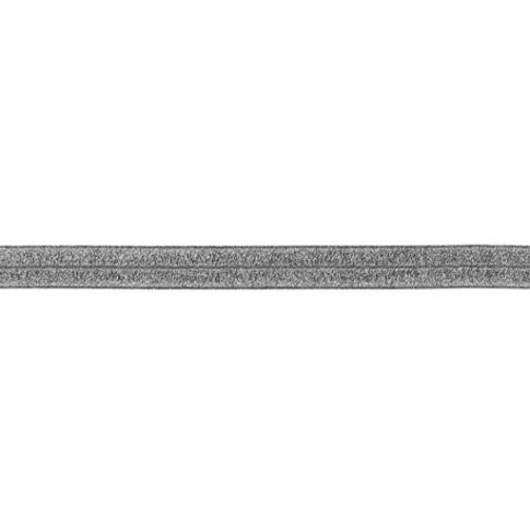 Élastique Plat Lurex 20 mm Bleu foncé x1m