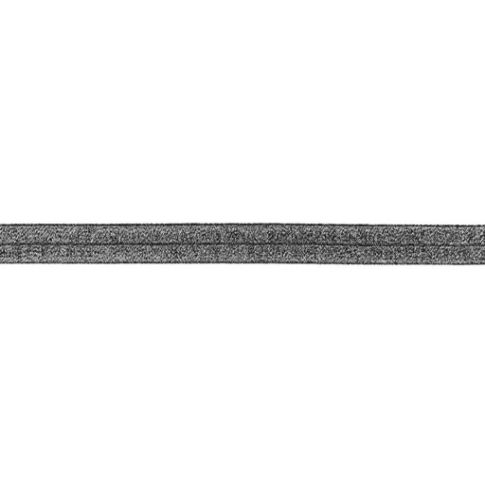 Élastique Plat Lurex 20 mm Noir x1m