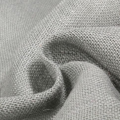 Toile de Jute uni Gris clair