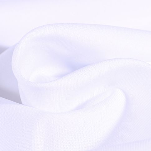 Tissu Burlington Grande largeur uni Blanc